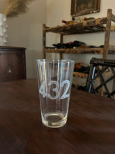 Load image into Gallery viewer, 432 Etched PINT Glass
