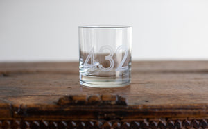 432 Etched Whiskey Glass