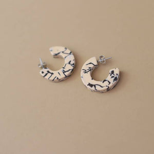 Ray Hoops in Marble-Maison Collective