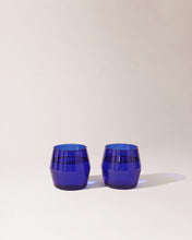 Load image into Gallery viewer, Century Glasses: Cobalt (Set of Two)
