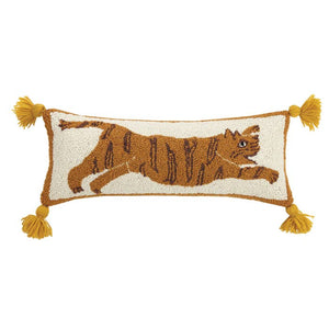 Justina Blakeney Tiger with Tassels Hook Pillow-Maison Collective