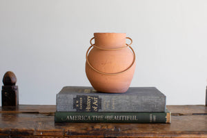 Terracotta Deco Handle Vase